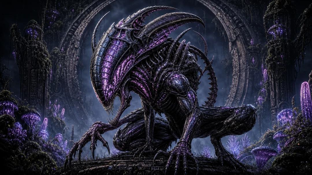 Alien-like creature design